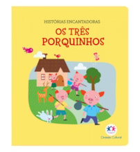 Livro Almofadado pequeno Os Três porquinhos - Livro pequeno almofadado