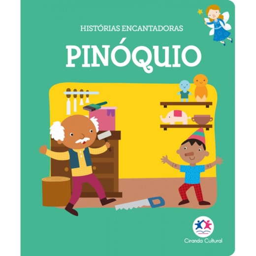 Livro Almofadado pequeno Pinóquio - Livro almofadado pequeno