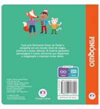 Livro Almofadado pequeno Pinóquio - Livro almofadado pequeno