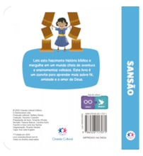 Livro Almofadado pequeno Sansão - Livro almofadado pequeno