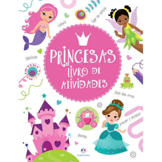 Livro Almofadado Princesas - Livro de atividades