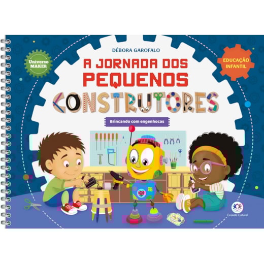 Livro Apoio escolar A jornada dos pequenos construtores - Kit com livro + jogo desplugado