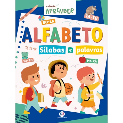 Livro Apoio escolar Alfabeto - Sílabas e palavras