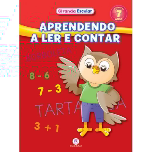 Livro Apoio escolar Aprendendo a ler e contar