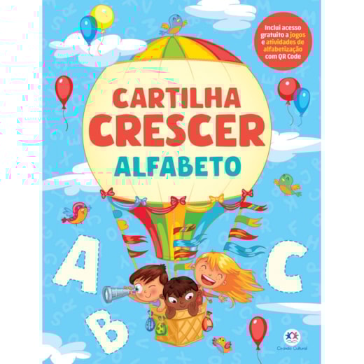 Livro Apoio escolar Cartilha Crescer - Alfabeto