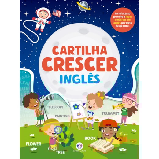 Livro Apoio escolar Cartilha Crescer - Inglês