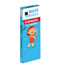 Livro Apoio escolar Subtração - Livro Infantil de Matemática com Canetinha Reutilizável - Atividades Educativas