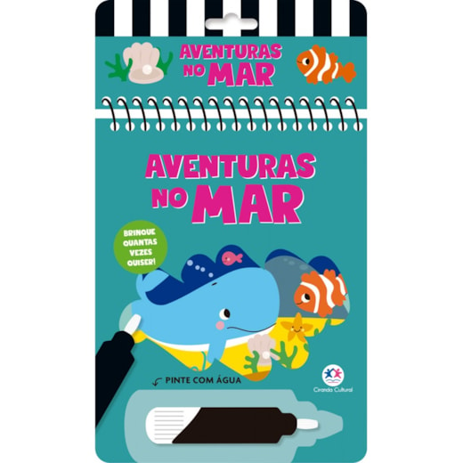 Livro Aquabook Aventuras no mar