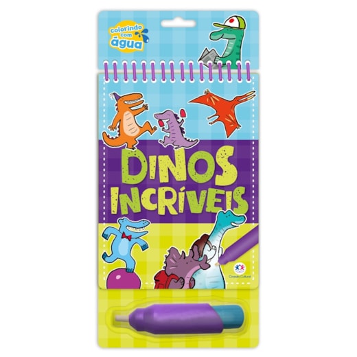 Livro Aquabook Dinos incríveis