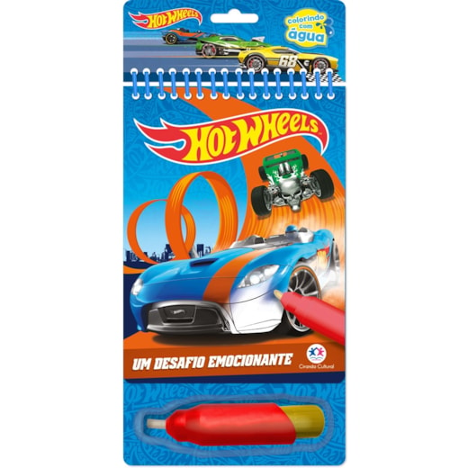 Livro Aquabook Hot Wheels - Um desafio emocionante