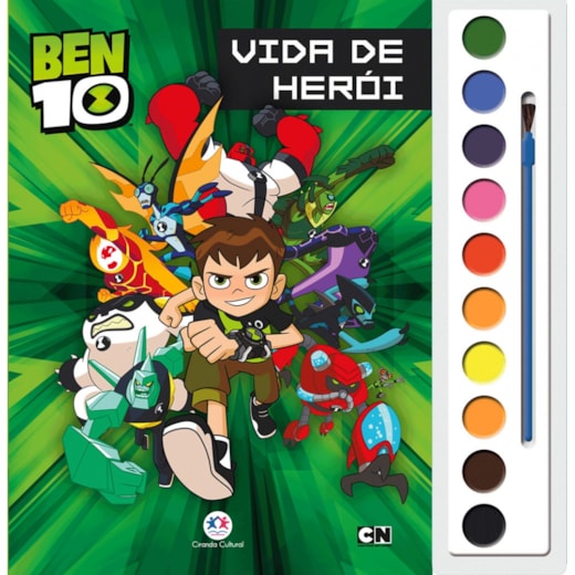 Livro Aquarela Ben 10 - Vida de herói