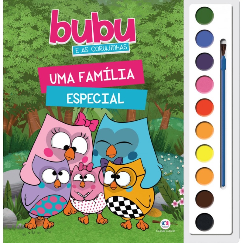 Livro Aquarela Bubu e as Corujinhas - Uma família especial - Ciranda Cultural