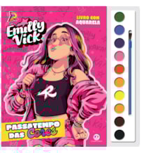 Livro Aquarela Emilly Vick - Passatempo das cores