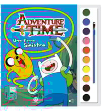 Livro Aquarela Hora de Aventura - Uma terra sinistra Livro Aquarela Hora de Aventura - Uma terra sinistra