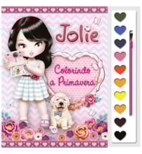 Livro Aquarela Jolie - Colorindo a primavera