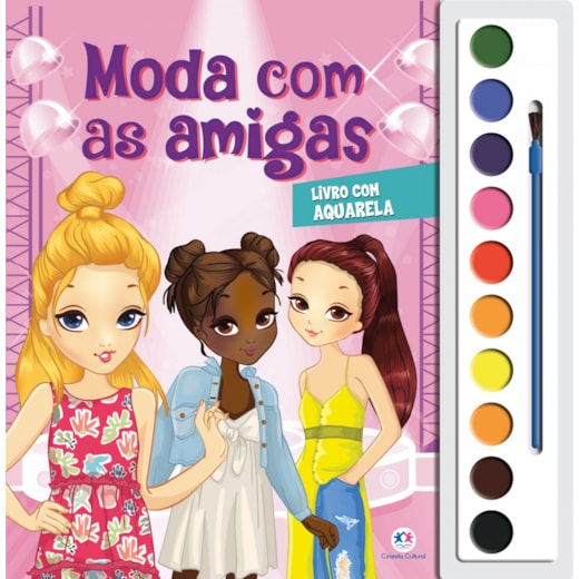 Livro Aquarela Moda com as amigas