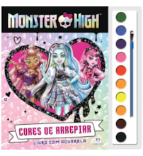 Livro Aquarela Monster High - Cores de arrepiar