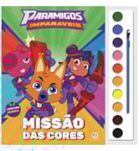Livro Aquarela Paramigos imparáveis - Missão das cores