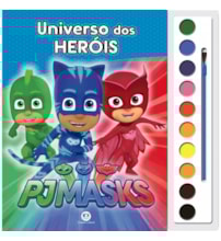 Livro Aquarela PJ Masks - Universo dos heróis