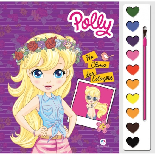 Livro Aquarela Polly - No clima das estações