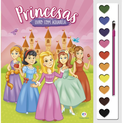 Livro Aquarela Princesas