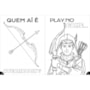 Livro Aquarela Robin Hood Gamer - Desafio das cores