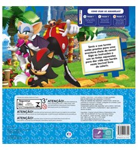 Livro Aquarela Sonic - Cores e aventura