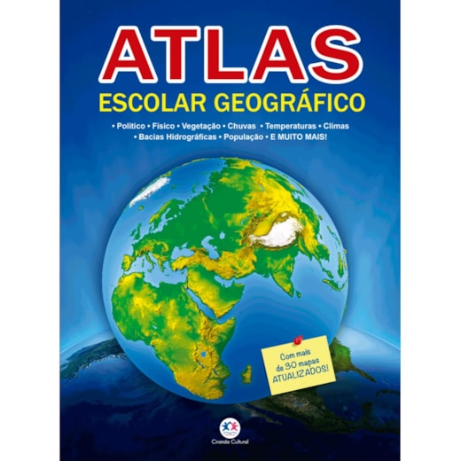 Livro Atlas Atlas escolar geográfico