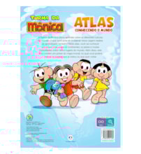 Livro Atlas Turma da Mônica - Atlas - Conhecendo o mundo
