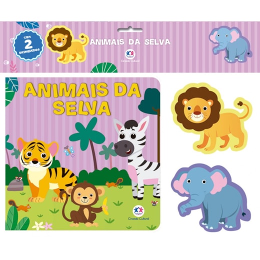 Livro Banho Animais da selva