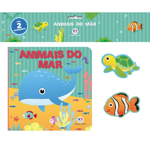 Livro Banho Animais do mar