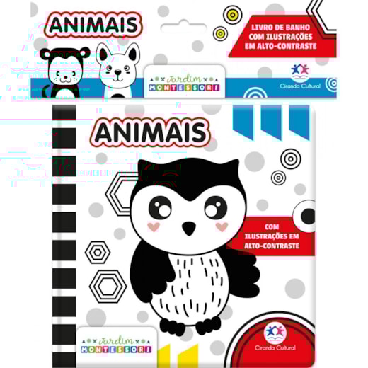 Livro Banho Animais - Livro de banho