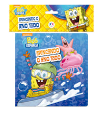 Livro Banho Bob Esponja - Brincando o ano todo