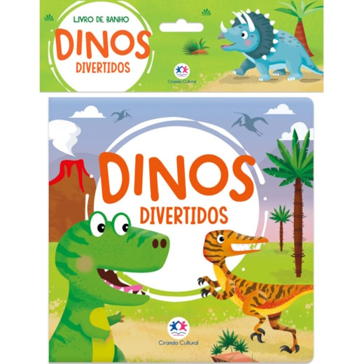 Livro Banho Dinos divertidos