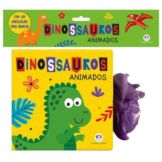 Livro Banho Dinossauros animados