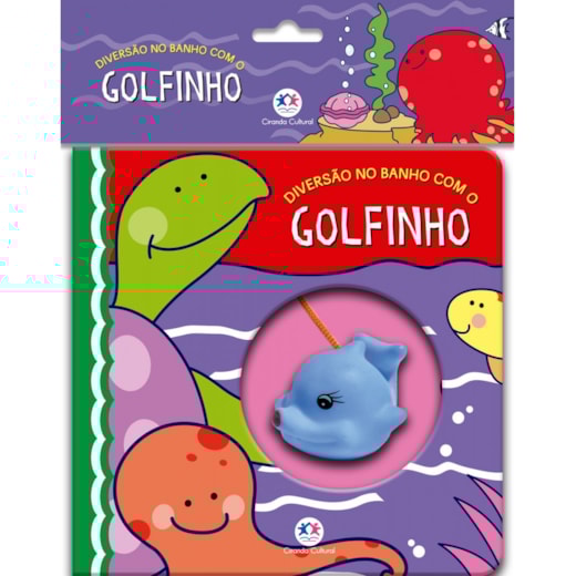 Livro Banho Diversão no banho com o golfinho