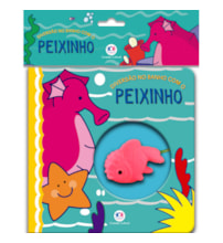 Livro Banho Diversão no banho com o peixinho