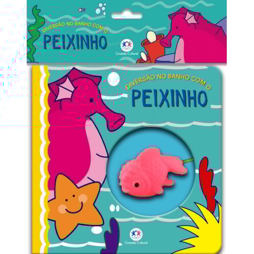 Livro Banho Diversão no banho com o peixinho