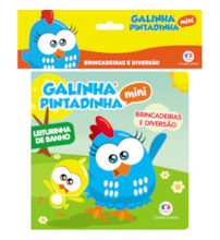 Livro Banho Galinha Pintadinha Mini - Brincadeiras e diversão