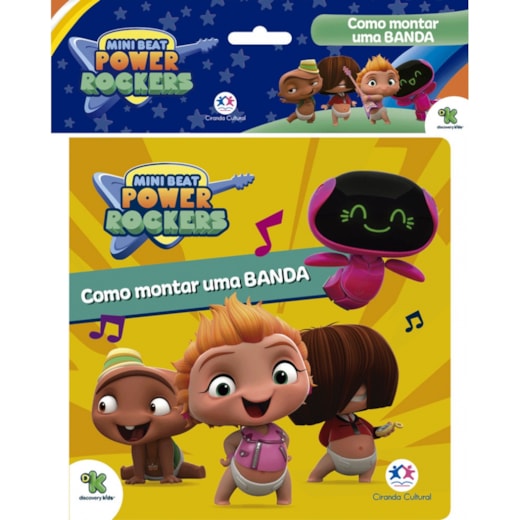 Livro Banho Mini Beat Power Rockers - Como montar uma banda