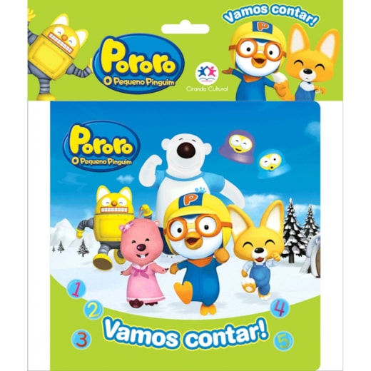 Livro Banho Pororo - Vamos contar!