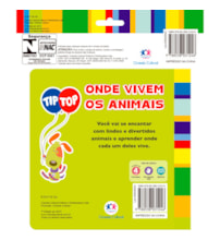 Livro Banho Tip Top - Onde vivem os animais