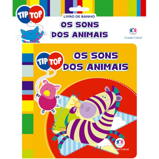 Livro Banho Tip Top - Os sons dos animais