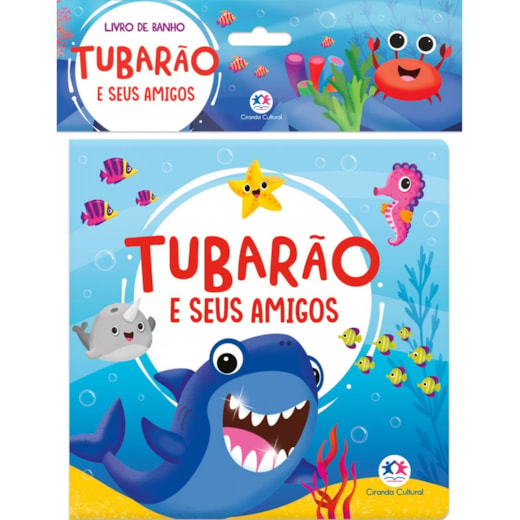 Livro Banho Tubarão e seus amigos