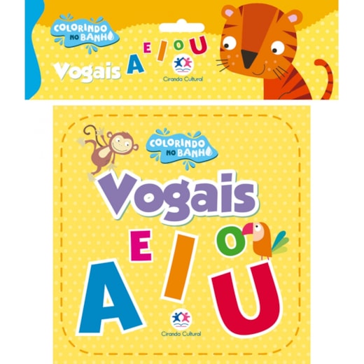 Livro Banho Vogais