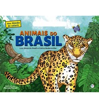 Livro Blocão de colorir Animais do Brasil