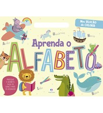 Livro Blocão de colorir Aprenda o alfabeto