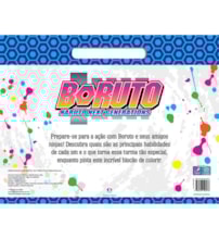 Livro Blocão de colorir Boruto - Cores da ação