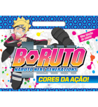 Livro Blocão de colorir Boruto - Cores da ação