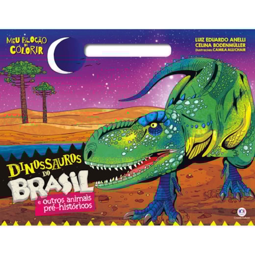Livro Blocão de colorir Dinossauros do Brasil